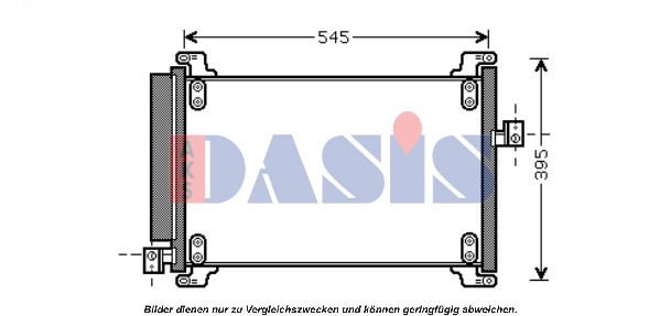 AKS DASIS Lauhdutin, ilmastointilaite 082044N